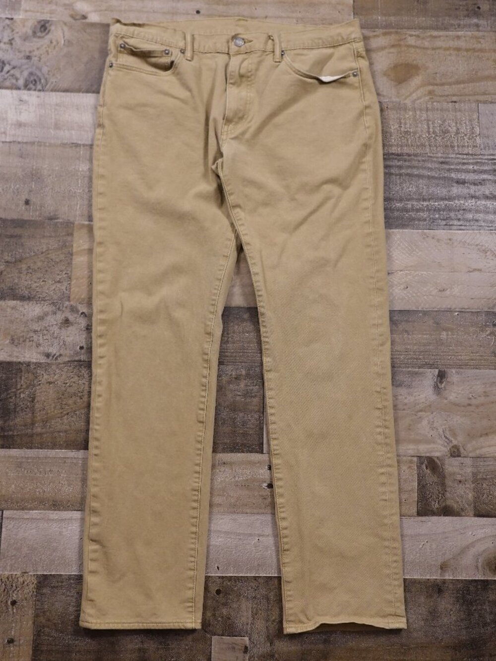 Levi’s 511 Slim Fit Jeans Men’s 36x31 Khaki Stretch Casual Denim